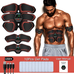 USB Rechargeable ABS Stimulator, Ab Machine for Abdomen/Arm/Leg, Strength Training Equipment