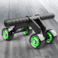 Advanced 4-Wheel AB Roller for Total Body Abdominal Exercise