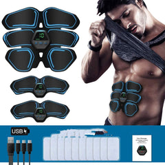 USB Rechargeable ABS Stimulator, Ab Machine for Abdomen/Arm/Leg, Strength Training Equipment